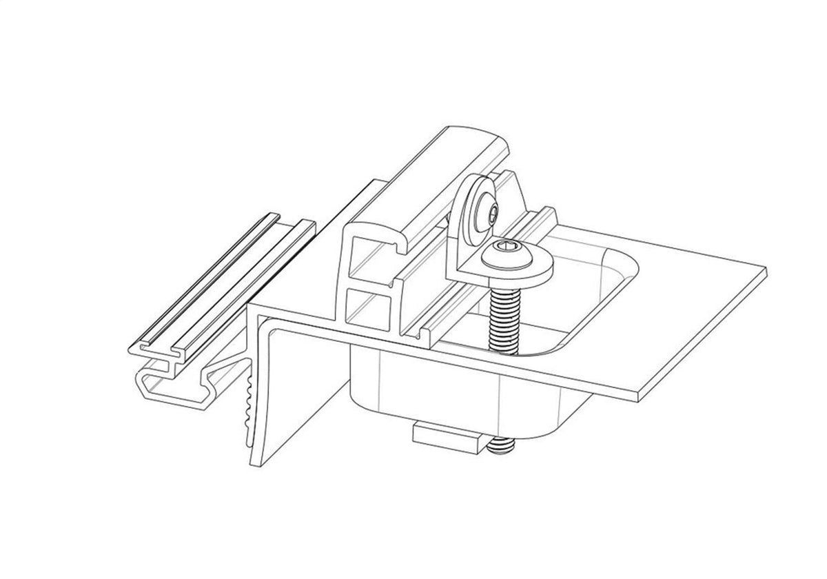 BAK Industries PARTS-316A0001 Service Kit - BAKFlip CS - Universal - Tonneau Rack - Stabilizer Bracket Kit