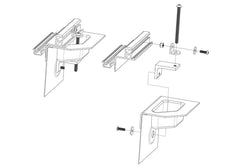 BAK Industries PARTS-316A0003 Service Kit - BAKFlip CS - GM New Body - Tonneau Rack - Stabilizer Bracket Kit