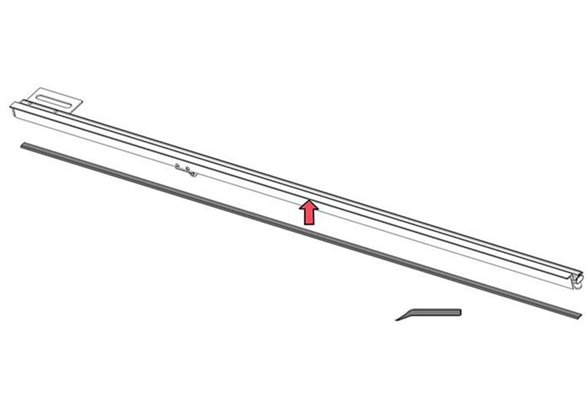 BAK Industries PARTS-326A0010 Service Kit - BAKFlip and Revolver X2 -Rail Seal - Outer to Truck Bed - Flat