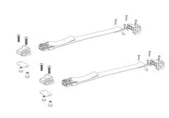 BAK Industries PARTS-356A0002 Service Kit - BAKFlip - Top Side Buckle Ends with Hardware - (2)