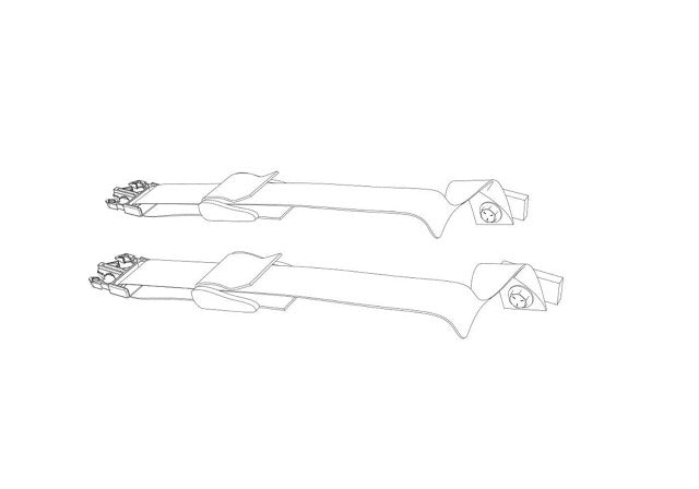 BAK Industries PARTS-546A0002 Service Kit - Revolver X2 - Strap Clamp Assembly Tundra w/Track and 2016 Tacoma