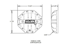 B&M 10306 DIFF COVER, CHRYSLER 9.25 CAST ALUM.