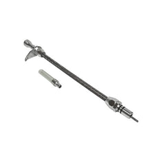 B&M 22165 ALUM/BRAIDED DPSTK-350