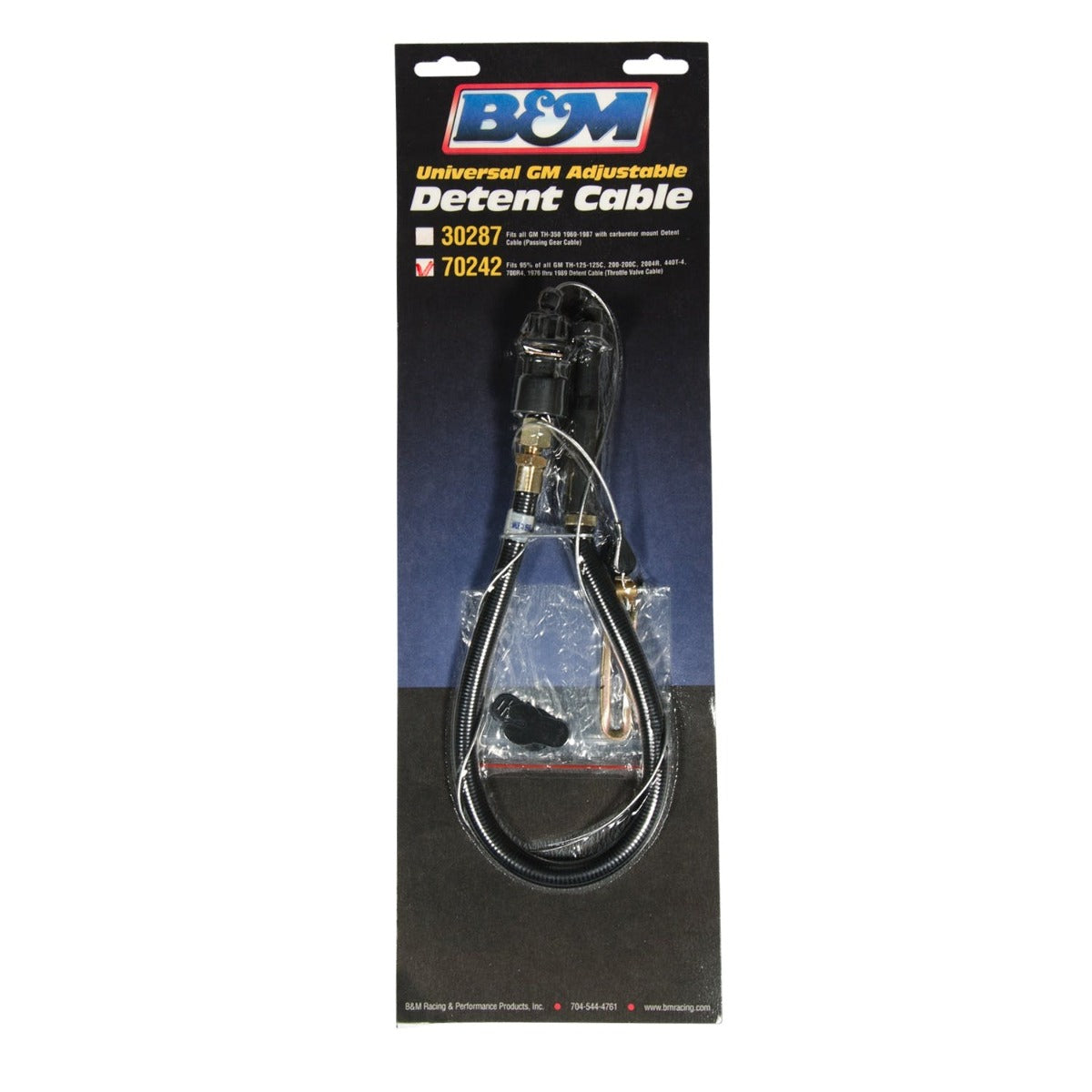 B&M 70242 THROTTLE VALVE CABLE TH700R4