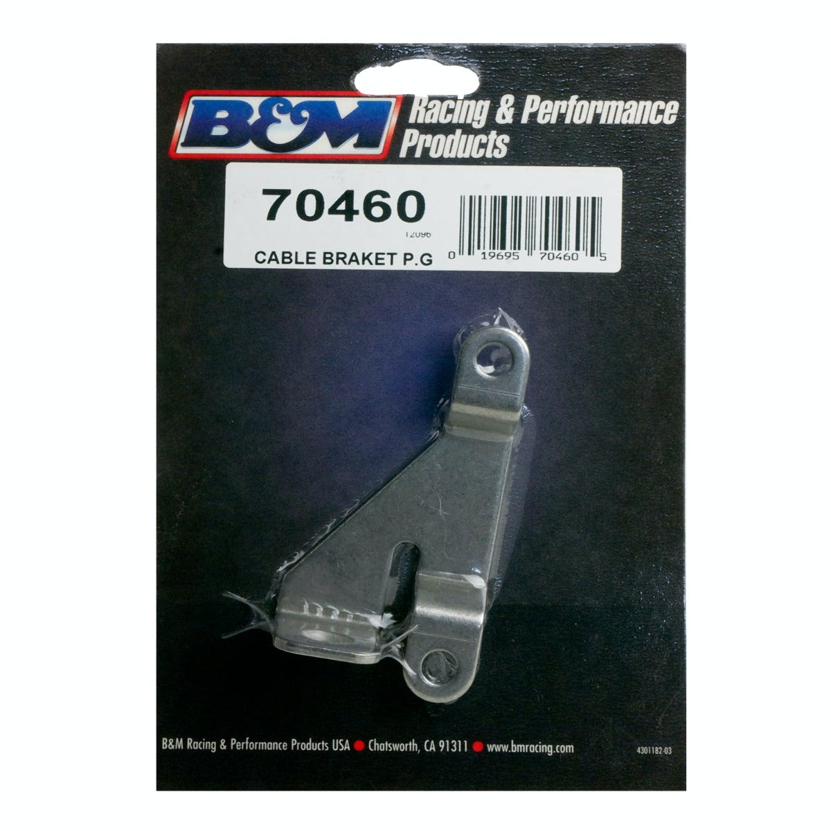 B&M 70460 CABLE BRKT P.G.