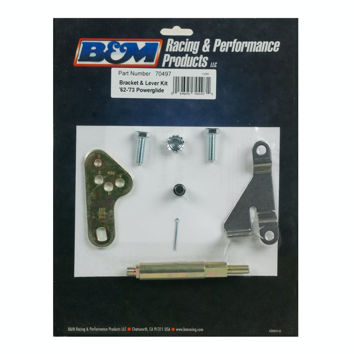 B&M 70497 BRKT and LVR KIT