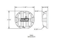 B&M 70503 DIFF COVER,GM 8.2 10 BOLT BOP CAST ALUM.