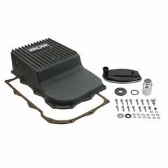 B&M 71395 HI-TEK DEEP HEAVY DUTY TRANSMISSION PAN - BLACK