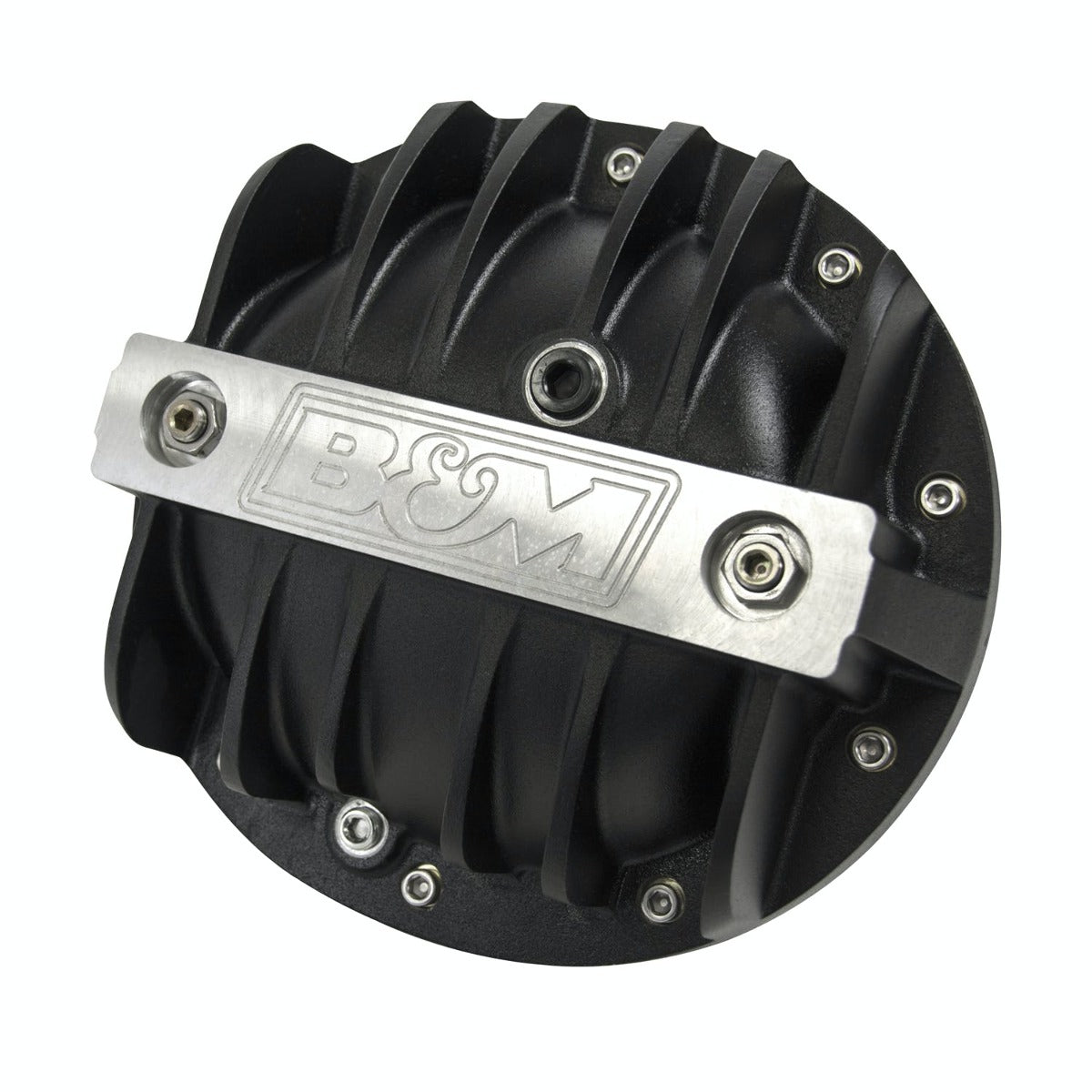 B&M 71502 DIFF COVER-BLACK,GM 8.2, 8.5 and 8.6 10 BO