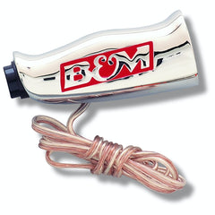 B&M 80659 UNIV CHRME T-HDLE W/BTN