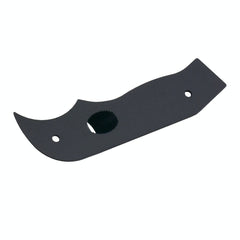 B&M 81063BM MAGNUM GRIP SDE PLT W/BTN, LEFT, BLACK