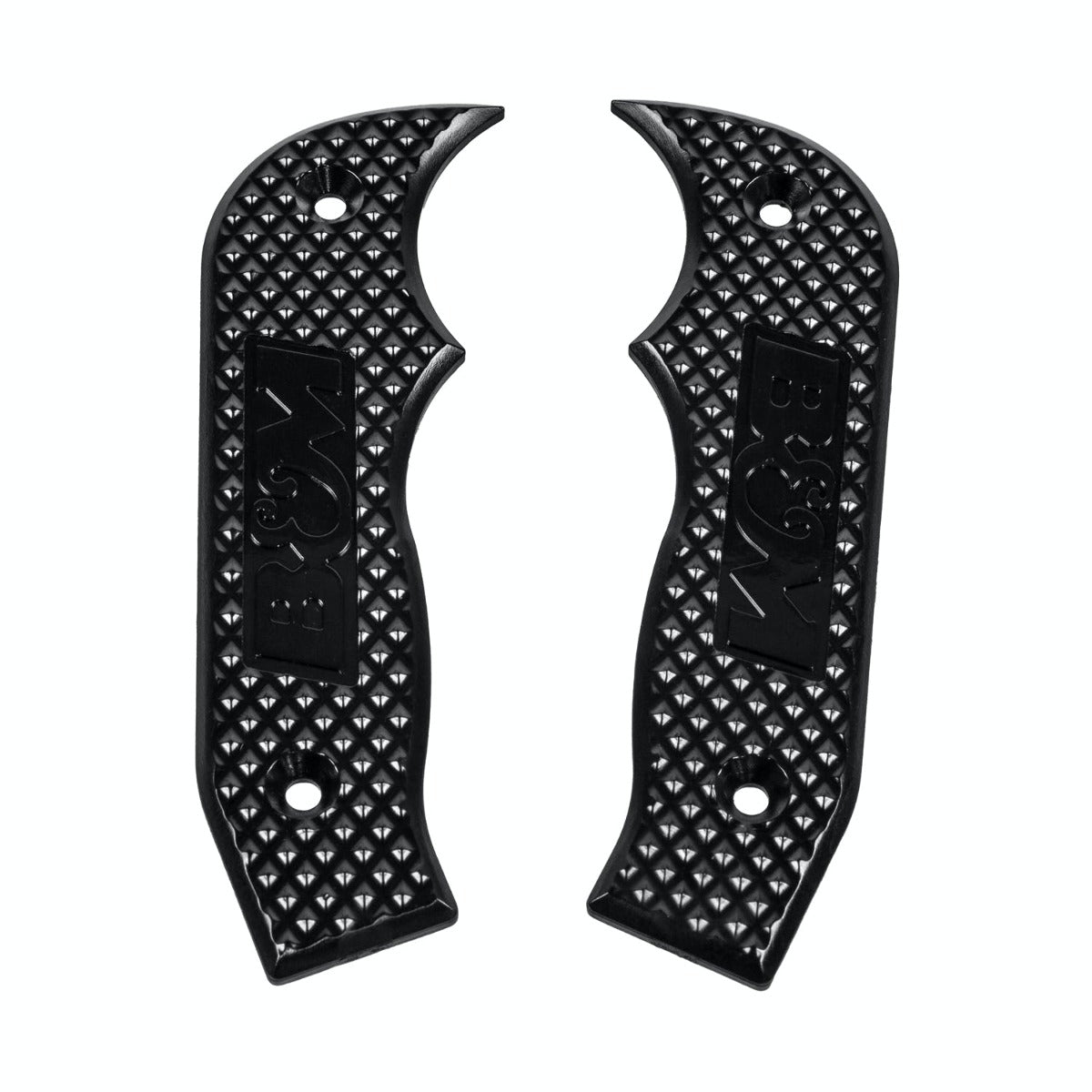 B&M 81200 MAGNUM GRIP SIDE PLATES - BLACK