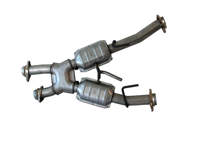 BBK Performance Parts 1810 High-Flow Short Mid X-Pipe Assembly