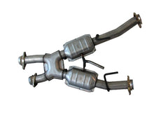 BBK Performance Parts 1810 High-Flow Short Mid X-Pipe Assembly