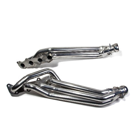 BBK Performance Parts 1856 2011-2015 Mustang GT 5.0 1-7/8in. Long Tube Exhaust Headers-Polished Silver Cera