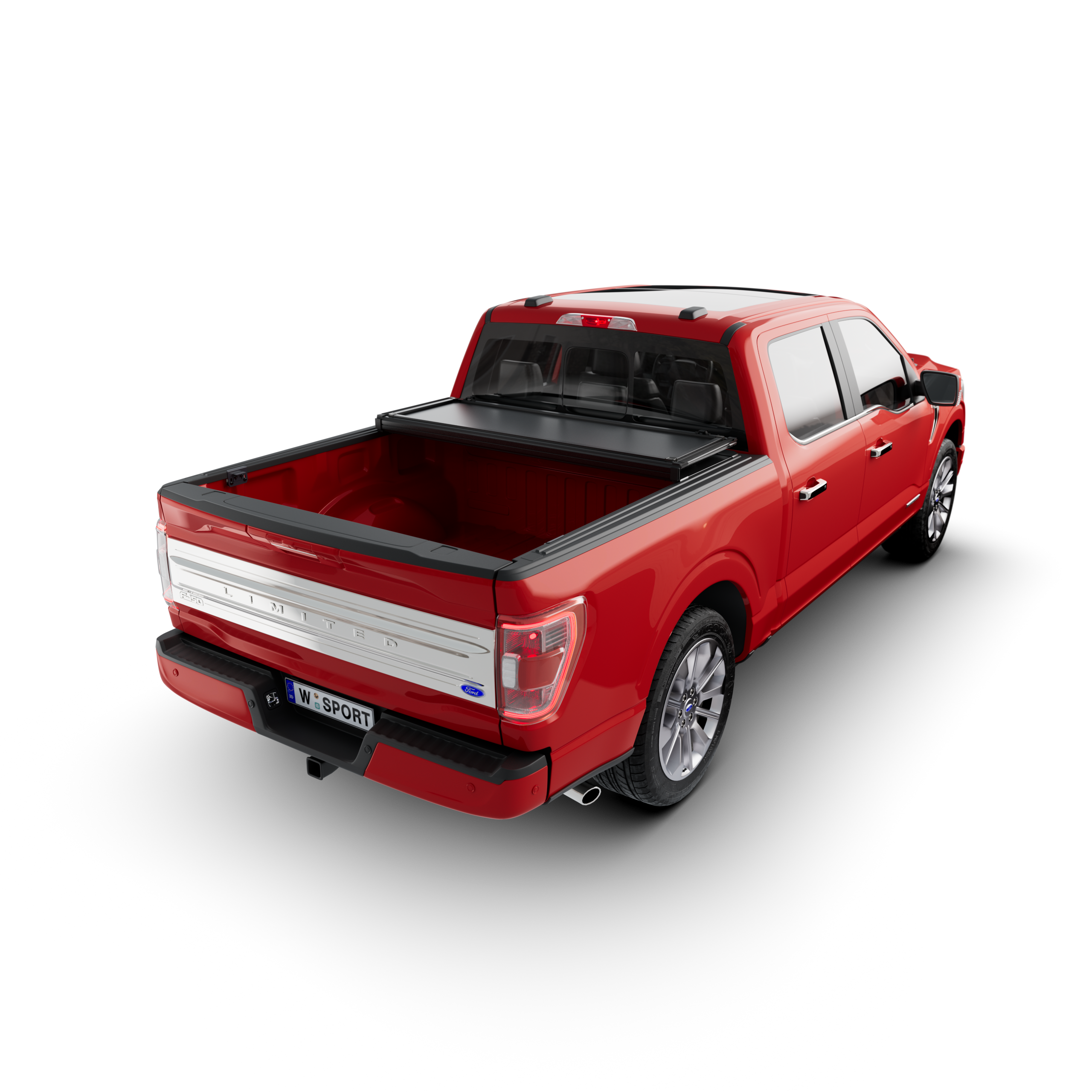 Worksport AL3 PRO Hard-Folding Tonneau Cover 4712560 Chevrolet GMC Bed Length: 78.8 79.4Inch Tonneau Cover