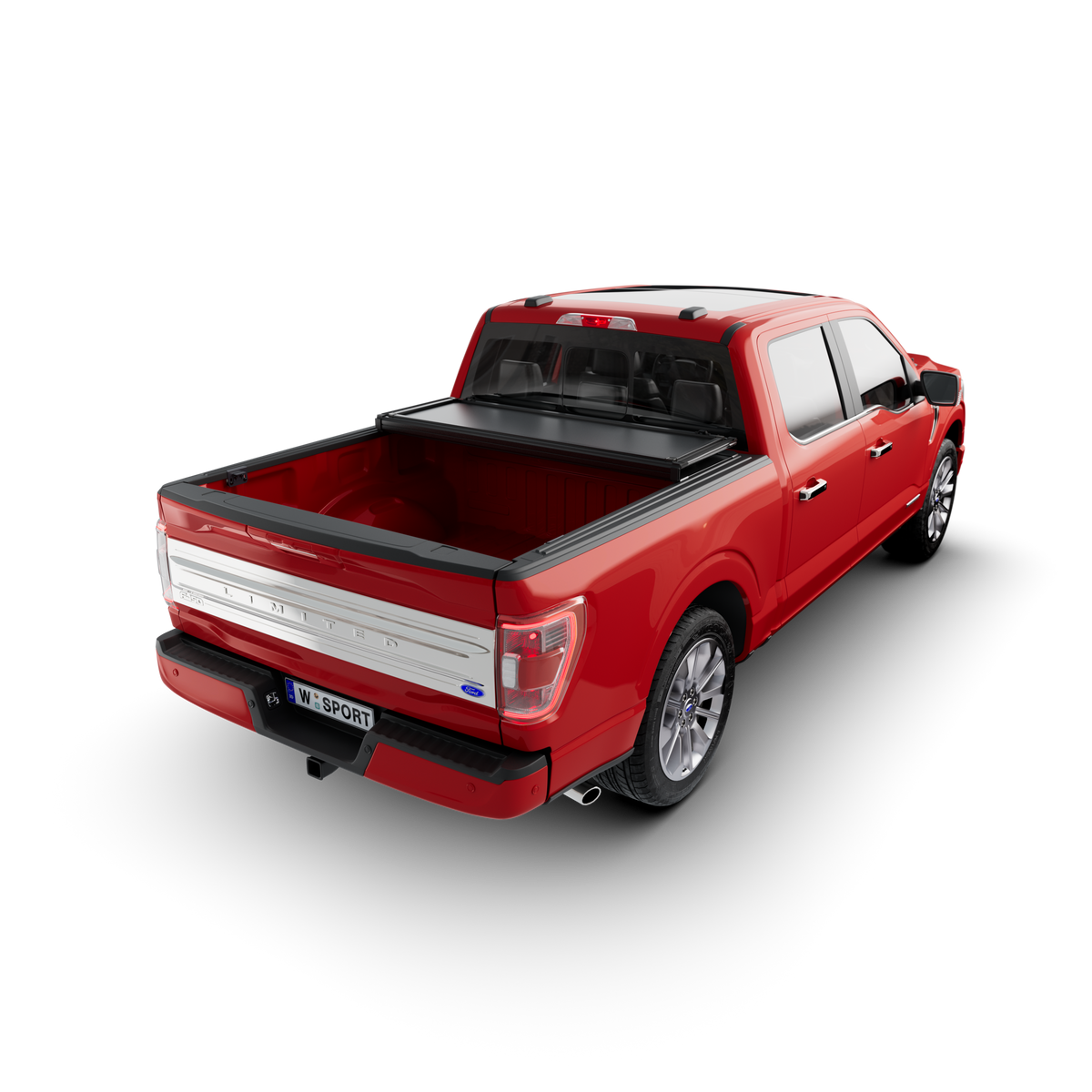 Worksport AL3 PRO Hard-Folding Tonneau Cover 4716150 Chevrolet GMC Bed Length: 61.1 61.4Inch Tonneau Cover