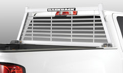 BACKRACK Louvered Headache Rack Frame, White for Silverado/Sierra, F-150, Titan, Tundra, Dodge D/W Series and Ram without RamBox 12800W