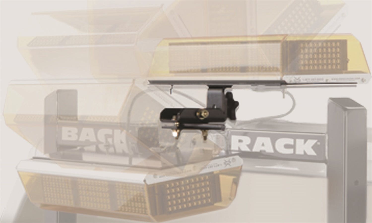 BACKRACK 91002RECF Light Bracket 16 x 7 Base, Center Mount Folding