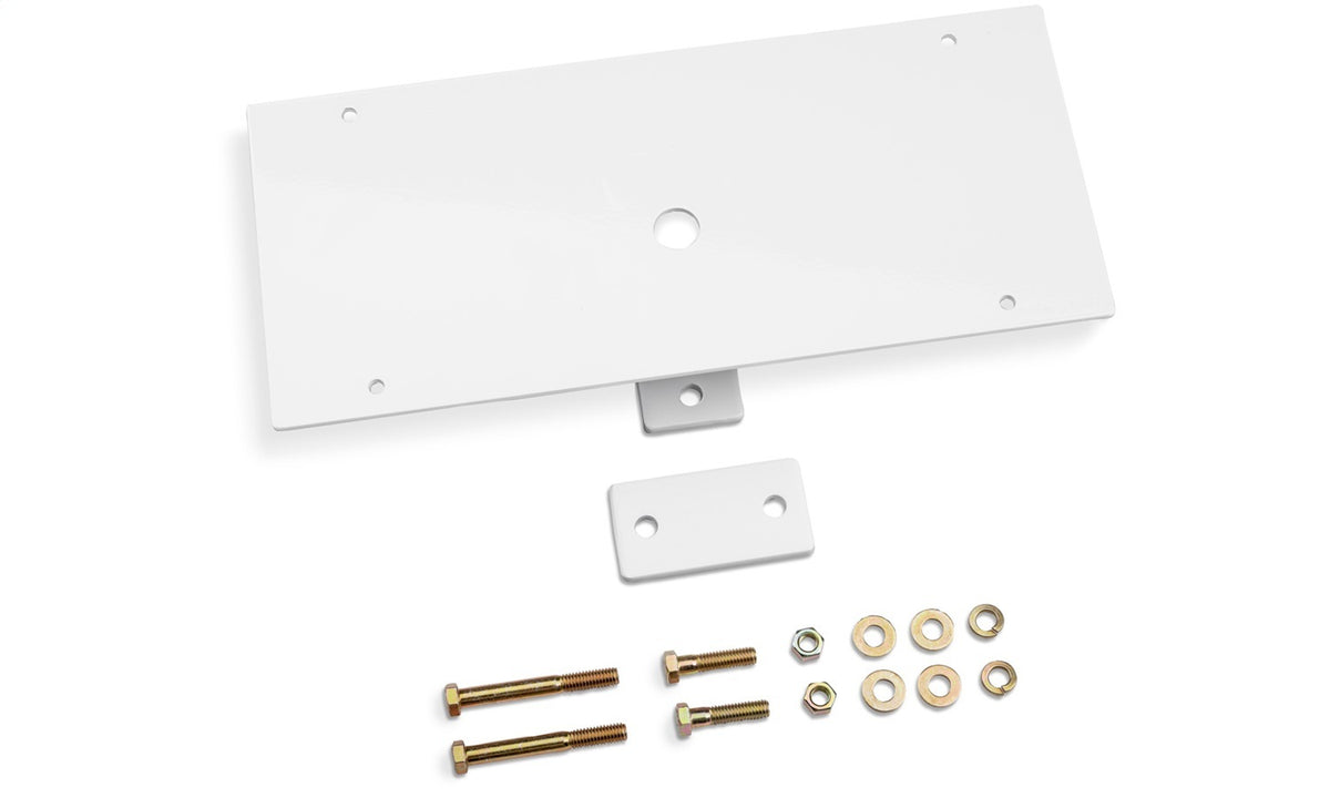 BACKRACK Utility Light Bracket, 10.5 in. Octagon Base, Center Mount, White 91002W