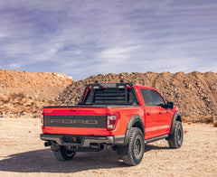 BACKRACK SRL Headache Rack Frame with Built-In Taillights, Black for 2008-2026 Silverado/Sierra 1500/HD, 2004-2026 F-150, 2022-2026 Tundra SRL600