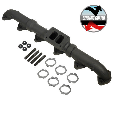BD Diesel Performance 1048002 CAT T6 CERAMIC COATED EXHAUST MANIFOLD/CAT 3406E 93-98/C15 NON-ACERT 99-03