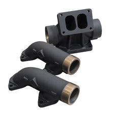 BD Diesel Performance 1048006 ISX T6 Ceramic Coated Exhaust Manifold / Cummins Signature 600 / ISX Pre-2002