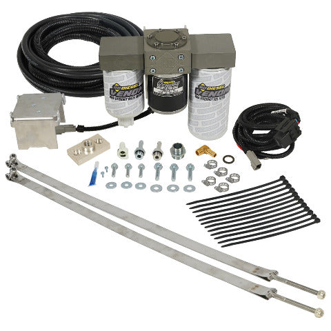 BD Diesel Performance 1050335 Venom Cummins Fuel Lift Pump c/w Filter and Separator - Dodge 5.9L 2003-2004.5