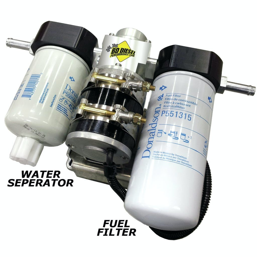 BD Diesel Performance 1050340-PFF Flow-MaX Add-On Post Fine Particle Fuel Filter Kit