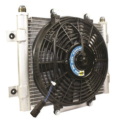BD Diesel Performance 1300611 Xtrude Core Heavy Duty Trans Cooler w/Fan /-10 JIC Male Connection