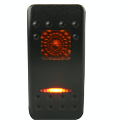 CLEARANCE - Bulldog Winch Co LLC 20259 Rocker Switch-ON/OFF 5-Pin Amber