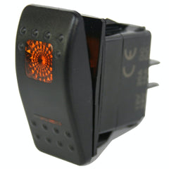 CLEARANCE - Bulldog Winch Co LLC 20259 Rocker Switch-ON/OFF 5-Pin Amber