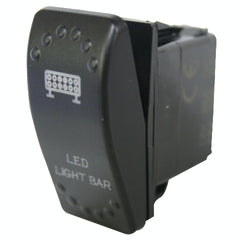 CLEARANCE - Bulldog Winch Co LLC 20260 Rocker Switch-ON/OFF 5-Pin LED Light Bar-White