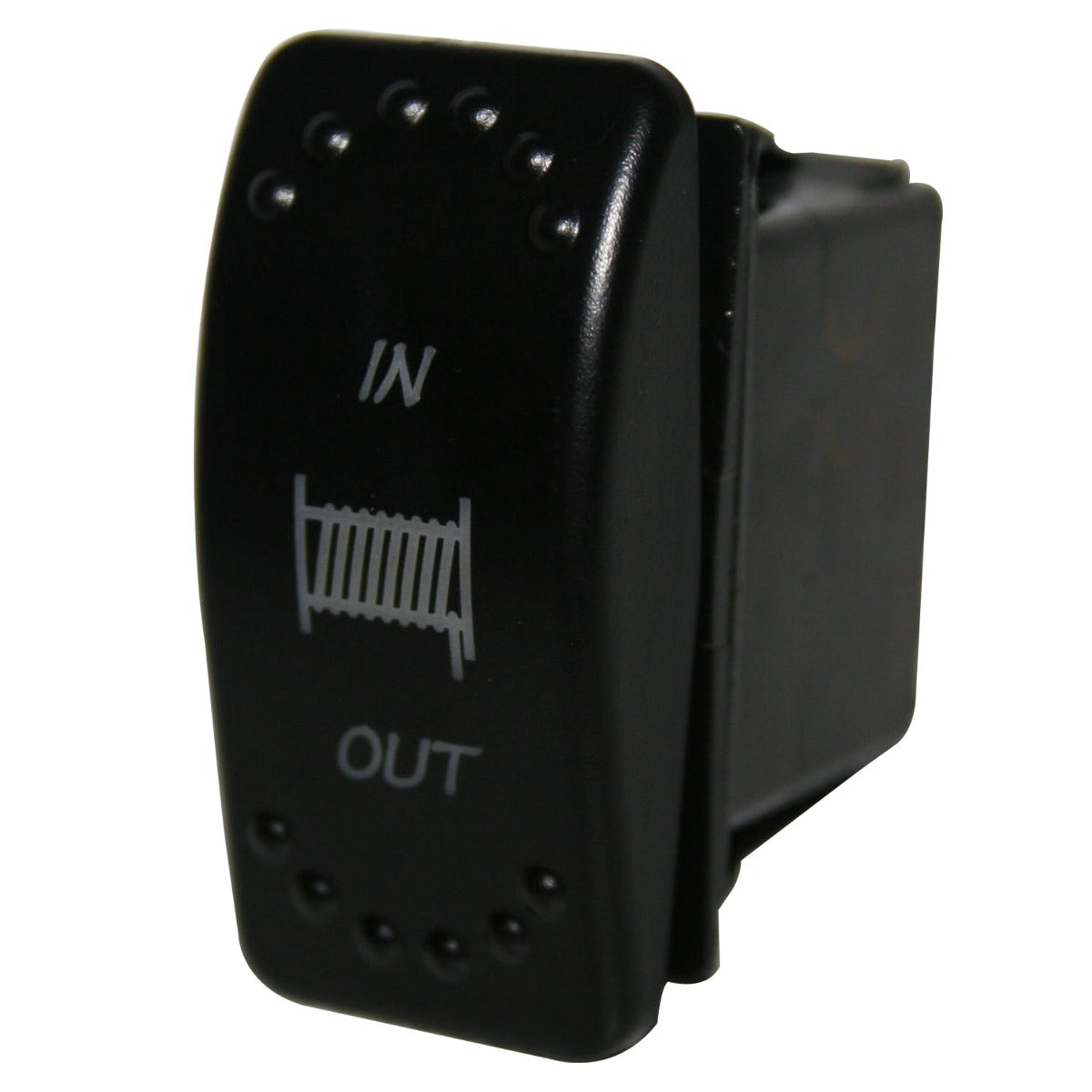 CLEARANCE - Bulldog Winch Co LLC 20261 Winch IN-OUT Switch 4pin -White Momentary(IN)-Center OFF-Momentary(OUT)