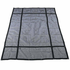 CLEARANCE - Bulldog Winch Co LLC 20410 Mesh Cargo Net 6 ft x 8 ft perimeter stretch cord 4pcs cam straps