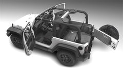 DISCONTINUED - BedRug BRJL18R4 Jeep Kits - BedRug