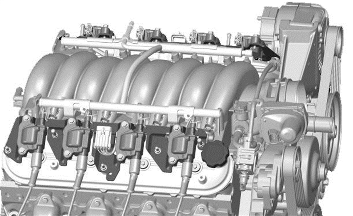 Holley 241-91 VALVE COVER, LS BLACK KRINKLE FINISH
