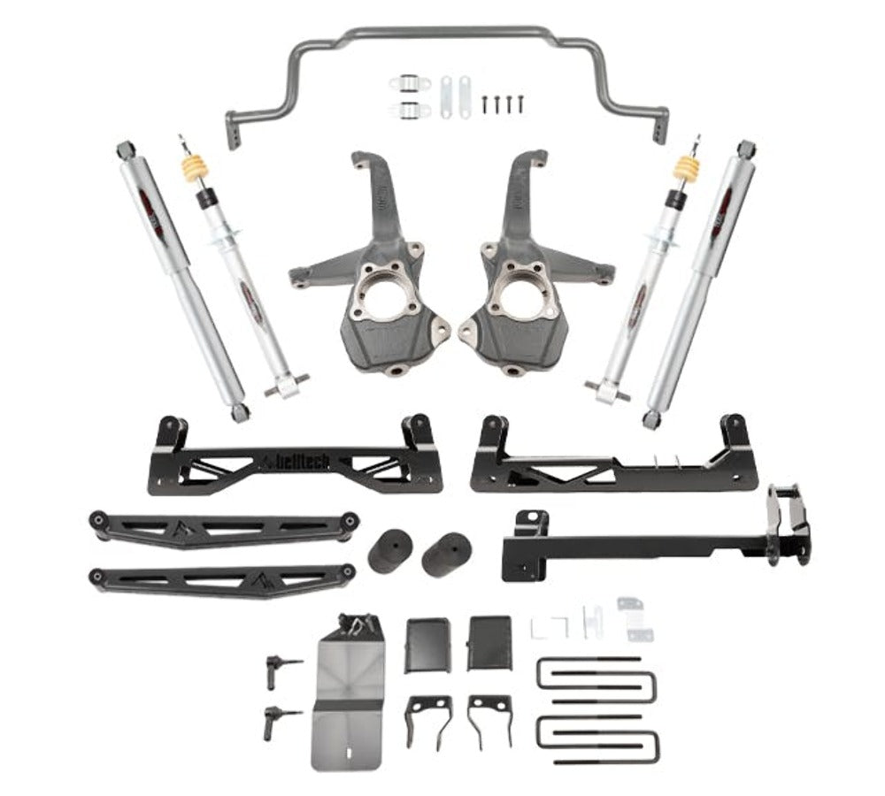Belltech 150210TPS 6 Lift Kit Front and Rear Trail Performance Struts/Shocks