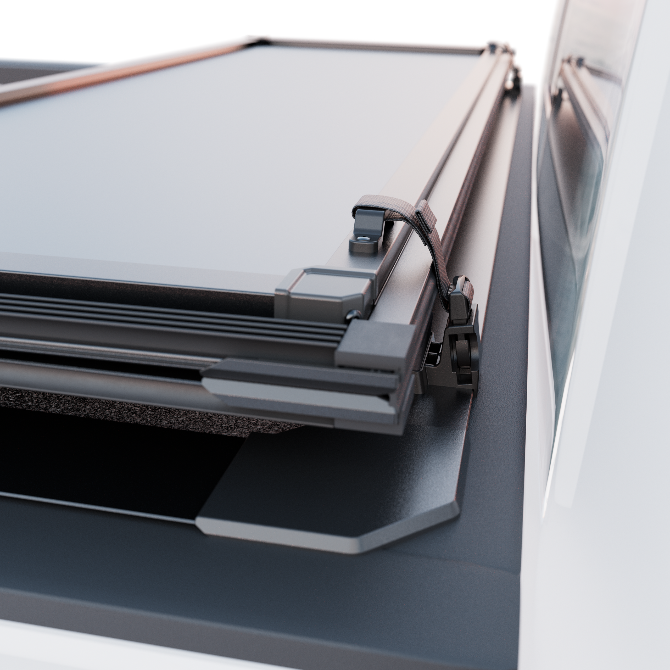 Worksport AL3 PRO Hard-Folding Tonneau Cover 4758161 05-21 Nissan Frontier Bed Length: 73.3Inch Tonneau Cover