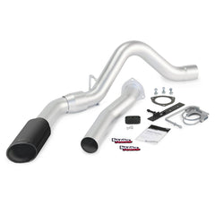 Banks Power 47784-B Monster Exhaust System; Single; S/S-Black Tip-07-10 Chev 6.6L LMM; ECSB-CCLB