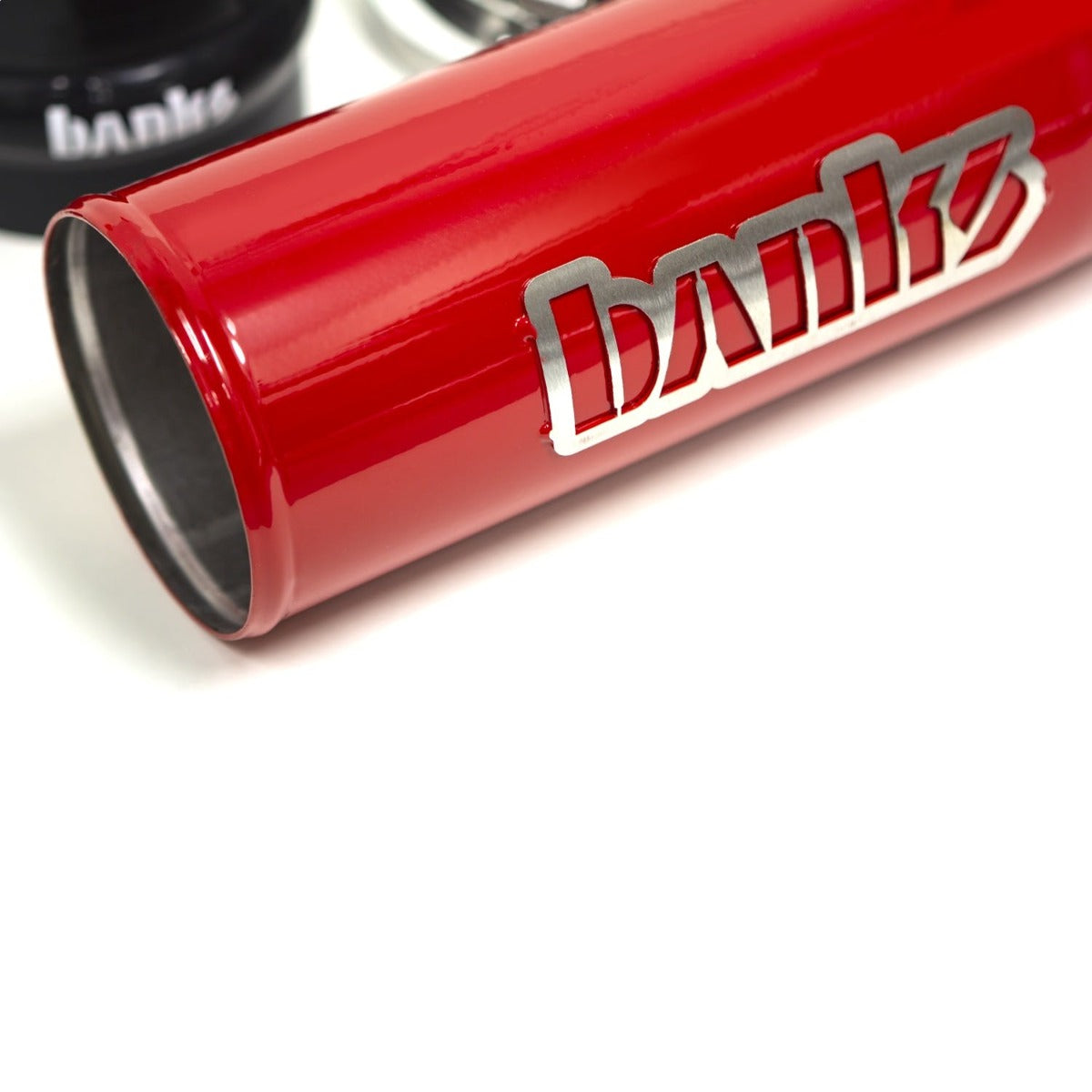 Banks Power 48000 Resonator delete System; Red; L5P intake