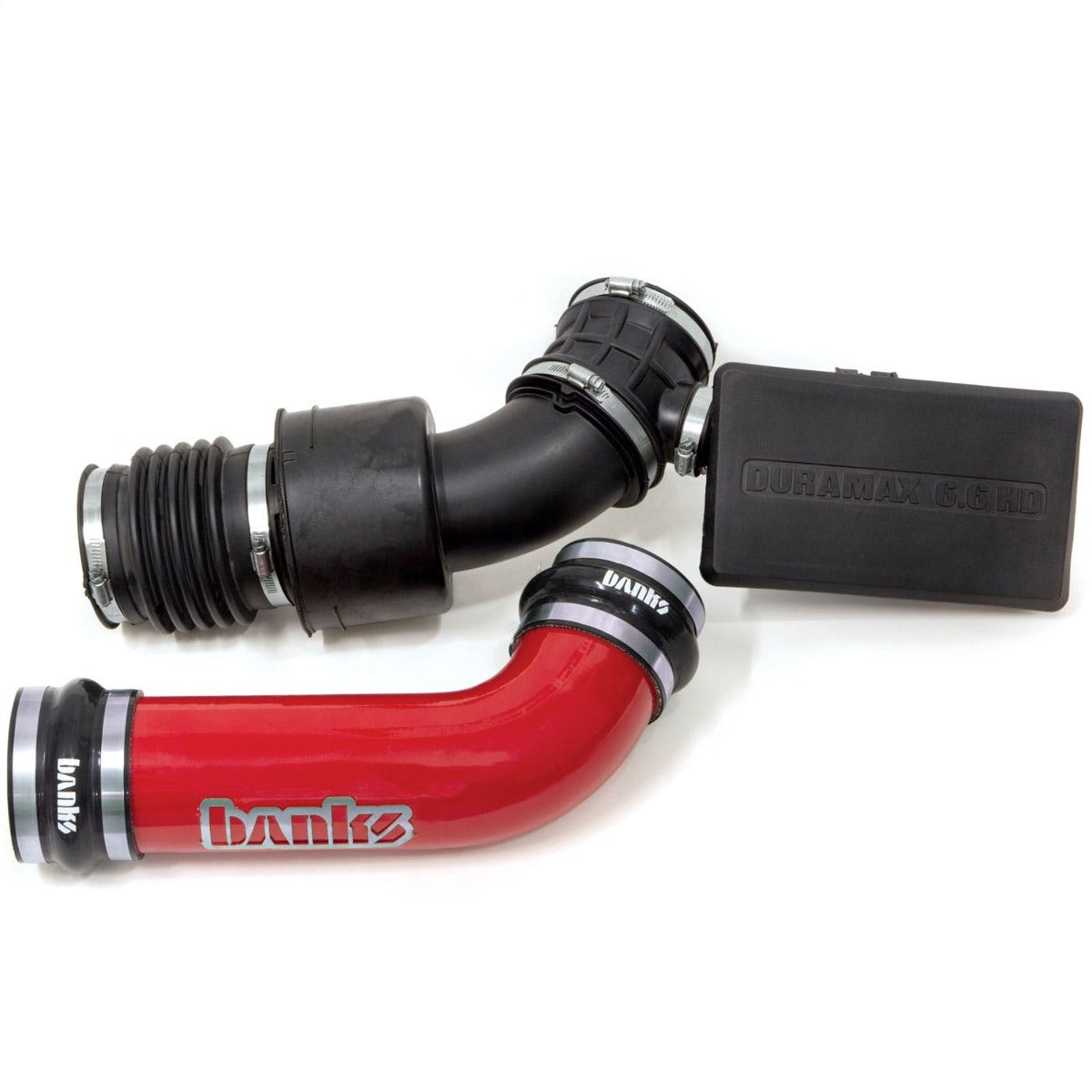 Banks Power 48000 Resonator delete System; Red; L5P intake