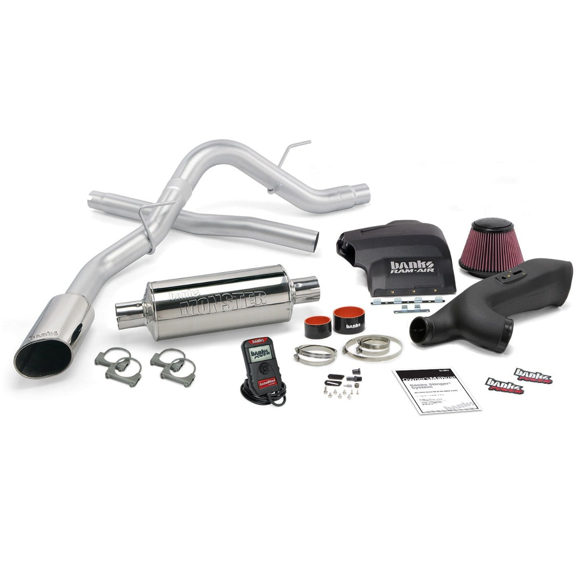 Banks Power 48494 Stinger System; S/S-Chrome Tip-11-14 Ford F-150; 3.5L EcBst-RCSB/CCSB/CCLB