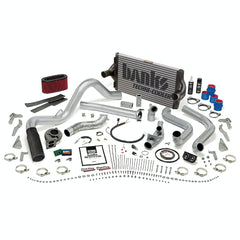 Banks Power 48562-B PowerPack System; Single Exh; S/S-Black Tip-1995 1/2-97 Ford 7.3L; Man