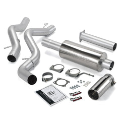 Banks Power 48632 Monster Exhaust System; S/S-Chrome Tip-2002-05 Chevy 6.6L; SCLB