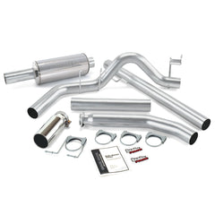 Banks Power 48636 Monster Exhaust System; S/S-Chrome Tip-1998-02 Dodge 5.9L; Ext Cab