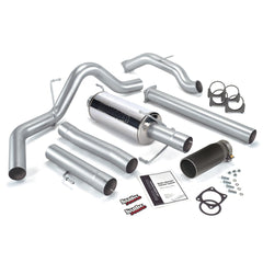 Banks Power 48640-B Monster Exhaust System; S/S-Black Tip-03-04 Dodge 5.9 Sclb/Ccsb; Cat
