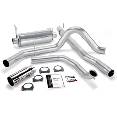 Banks Power 48656 Monster Exhaust System; S/S-Chrome Tip-1999-03 Ford 7.3L; W/O Cat Conv