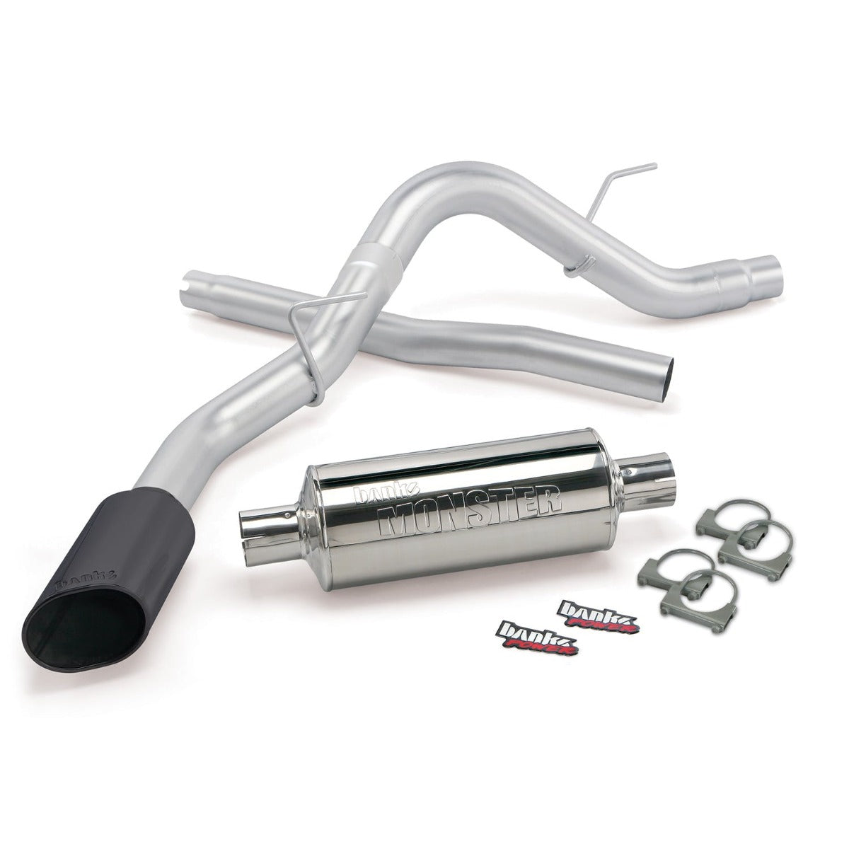 Banks Power 48761-B Monster Exhaust System; S/S-Black Tip-11-14 Ford F-150; 3.5L EcBst; 5.0; 6.2L-RC