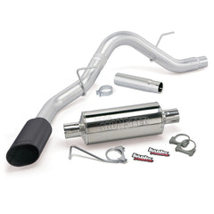 Banks Power 48762-B Monster Exhaust System; S/S-Black Tip-2015 Ford F-150; 2.7L; 3.5L EcBst; 5.0 V8;